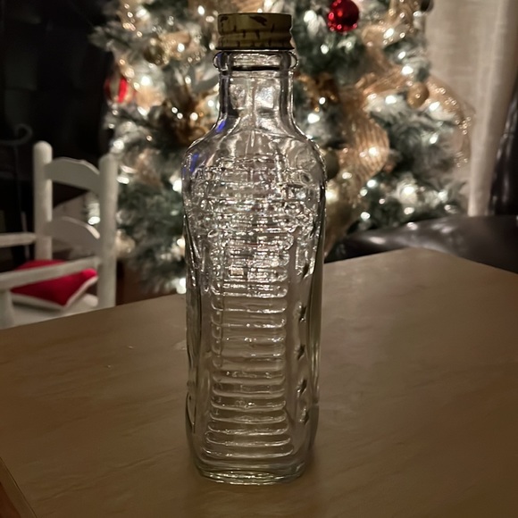 1976 Glass Log Cabin Maple Syrup Bottle Centennial Liberty Bell - Picture 3 of 10